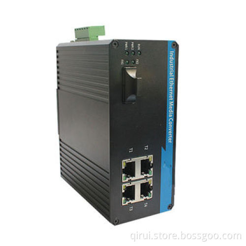 Industrial Optical Ethernet switch: 8x10/100T to 2x10/100/1000X SFP, Industrial Management